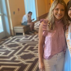 Purple leopard print silk blouse